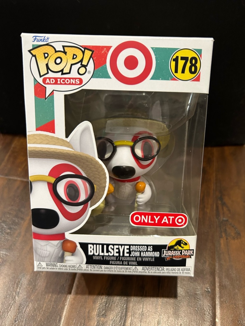 Funko Pop! Ad Icons Bullseye Figure - White, Red, Black, Tan, Yellow